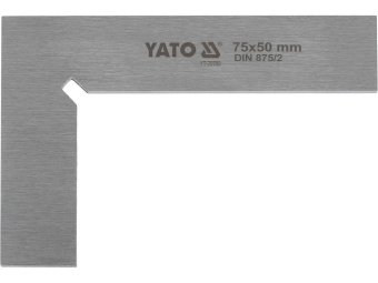 Кутник слюсарний 90° YATO 75 х 50 мм [100]