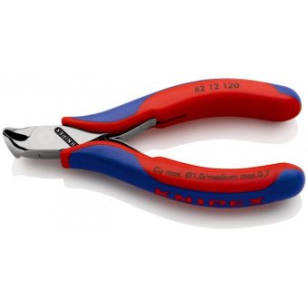 KNIPEX Кусачки угловые для электроники 62 12 120 | 62 12 120