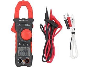 Мультиметр-кліщі для вимірювання електричних параметрів YATO: 10 мА - 600 А [50]