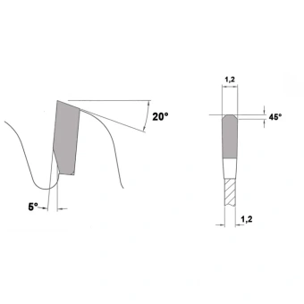 Диск пильный PROFITOOL - HW 160х1,8х1,2х20 мм TF52 (2116020)