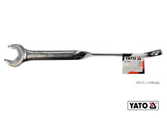 YATO Ключ ріжково-накидний, кручений 90° YATO : М= 24 x 329 мм, Cr-V  | YT-01861