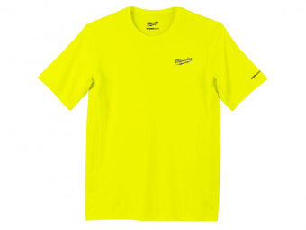 MILWAUKEE Футболка WWSS дихаюча з коротким рукавом, жовта, розмір M | 4932493074