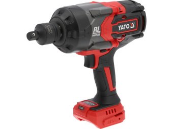 Гайковерт ударний акумуляторний YATO: 18 В Li-Ion, квадрат 3/4", КМ- 2400 Нм (БЕЗ АКУМУЛЯТОРА) [4]