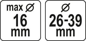 YATO Насадка пиловловлювальна YATO при свердлінні свердлами Ø5-16 мм, зона дії 26-39 мм  | YT-82980