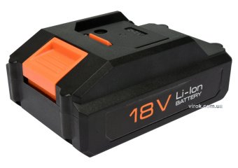 STHOR Акумулятор Li-Ion : 18 В, 1,3 А до шуруповертів 78983, 78972, 78974, 78961, 78963  | 78987