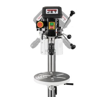 Свердлильно-радіальний верстат JET JDR-34F : 400В 0,6(0,35) кВт. МК2/В16 св. Ø≤ 16мм. 0-90°/0-45°