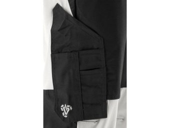 Штани робочі 4-WAY стреч SERWAL чорно-сірі YATO розм M/ 84-90 см, ріст- 170-180 см, 11 кишень [10]