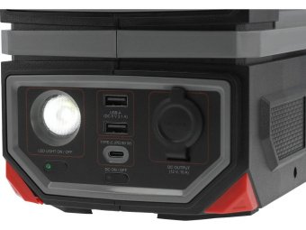 Портативна станція YATO 315 ВтГод, вихід- 300/600 Вт, порти: 230V AC, різні USB