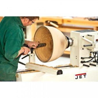 Токарний верстат по дереву JET 4224B : 230 В, 3.6 (2.2) кВт; оберт. над станин/опор. Ø= 610/490мм