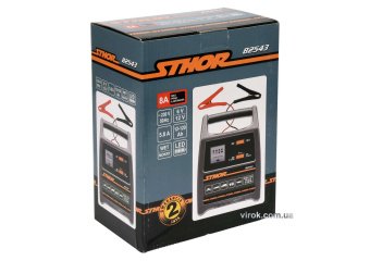Зарядний пристрій акумул-ів 6-12 В STHOR ємність- 26-210 АГод, макс. струм- 12А від мережі 230В [5]