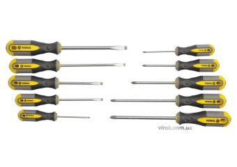 VOREL Набір викруток : CrV. 10 шт.  | 60970