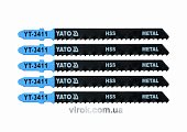 YATO Полотно для електролобзика(метал) YATO : 8TPI, L= 100 мм, Уп. 5 Шт.  | YT-3411