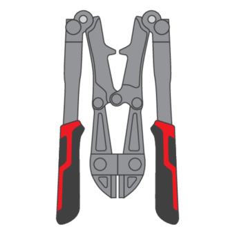 Ножиці до дроту складані YATO: max Ø= 6 мм, L= 350/280 мм. Cr-Mo [10]