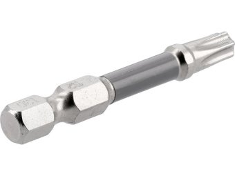 Насадка викруткова YATO TORX T30 х 50 мм. HEX 1/4", покрита нікелем, 2 шт.[10]