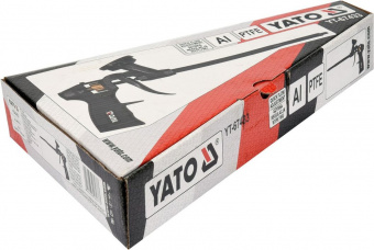 YATO Пістолет для нанесення монтажної піни YATO : алюміній + латунь, пластикова ручка  | YT-67433