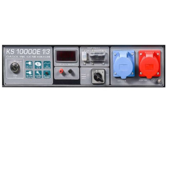 Трифазний бензиновий генератор Konner & Sohnen KS 10000E-1/3 (7.5 кВт, 3ф~)