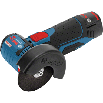 Акумуляторна кутова шліфмашина Bosch GWS 12V-76 (10.8 В, 2х3 А*год, 76 мм) (06019F200B)