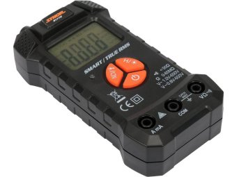 Мультиметр ел.парам.STHOR:0-10 А,0-600 В AC/D з LCD-дисп,жив- 2x1.5V; AAA ,SMART з фуннцією TRUE RMS