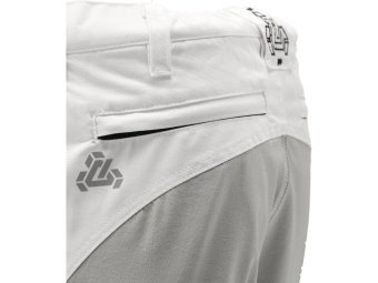 Штани робочі 4-WAY стреч SERWAL біло-сірі YATO розм M/ 84-90 см, ріст- 170-180 см, 11 кишень [10]