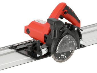 Плиткоріз з напрямн. планкою YATO ел.мере 230В, 1400 Вт, Ø= 125/22.2 мм, глиб різ-30-40мм. под. води