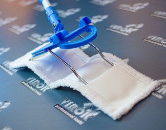 VIROK Насадка-моп для швабри для стель : 40x10см (мікрофібра 500% поглинання) | 12V650