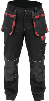 YATO Штани робочі YATO REBAR, розмір XL; 14 кишень, 97%- бавовна, 3%-еластан  | YT-79364