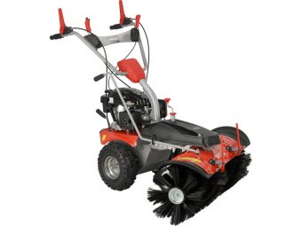 Підмітальна машина бензинова YATO: двигун- 3,5 кВт, зона підмітання- 1 м, швидкість- 0,7- 1,2 м/с