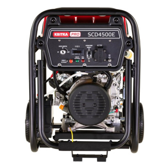 Дизельний генератор КВІТКА PRO SCD4500E + олива (4 кВт) (110-7009)