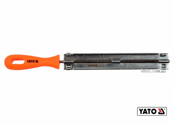 YATO Направляюча з напильником для гостріння ланок ланцюгів YATO : Ø=4.5 мм, l=250 мм  | YT-85031