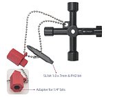 KING TONY Ключ для електрошафа 7HA21 | 7HA21