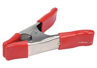 YATO Струбцина пружинна- "прищіпка", металева YATO : L= 100 мм, роб. висота/глиб.- 25/25 мм  | YT-64