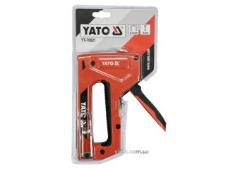 YATO Степлер металевий до скоб і цвяхів YATO; скоби: 6-14х 11,3х 1,2 мм, цвяхи: 15х 1,2 мм  | YT-700