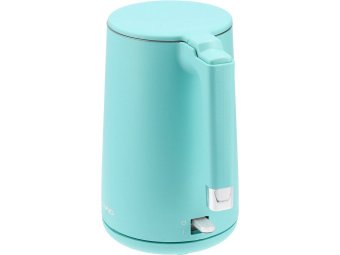 Електрочайник з термостатом з нержавіючої сталі LUND 1,5 л бірюзовий, 2200 Вт, живл від мережі 230 В