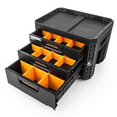 Ящик для інструментів TOUGHBUILT TB-B1-D-73 StackTech великий з 2+1 висувними шухлядами
