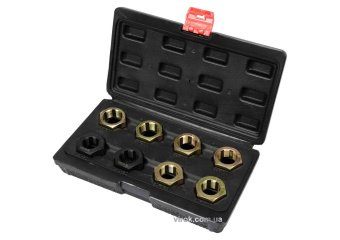 YATO Набір для ремонту різьби YATO : 5/4" (32 мм), 8 шт.  | YT-17695