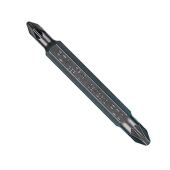 Бита FELO двухсторонняя PZ1/PZ2х60 мм, 1/4, С 6,3, ВОХ. (06112616)