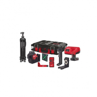 MILWAUKEE Нівелір лазерний 3D акумуляторний , M12 3PL-401C  | 4933478102