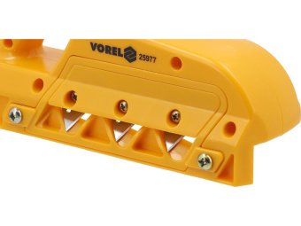 Рубанок крайковий по г/к плитах VOREL з кутами обробки 45° і 60° ABS пластиковий корпус [24]