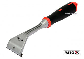 YATO Цикля-скребок з металевим корпусом і гумов. ручкою YATO: лезо- 52мм, l=260мм +викр. насадка PH2