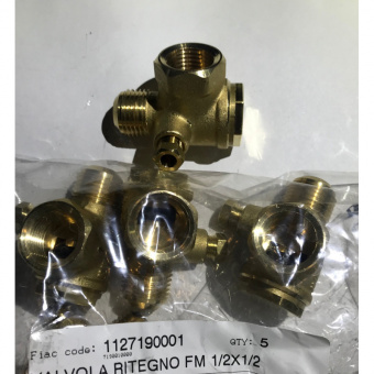 FIAC Обратный клапан 1/2*1/2 внутренняя резьба | 1127190001