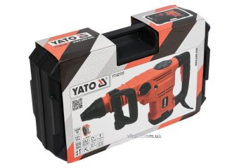 YATO Молот відбійний SDS-MAX мережевий YATO : P= 1600 Вт, J = 5- 25 Дж. свердло Ø≤ 52 мм  | YT-82135