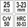 YATO Набір екстракторів для видалення зломаних гвинтів: Ø= 3-23 мм, 25 шт