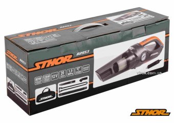 STHOR Порохотяг автомобільний : 12В, 80Вт, фільтр HEPA, з компресором 120Вт,1МПа, 20л/хв+сумка | 829