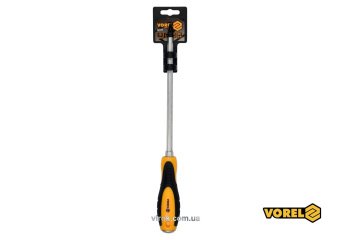 VOREL Викрутка хрестова ударна з 6-гранним стержнем : PH3 х 200 мм, HRC 38-46, Cr-V  | 62177