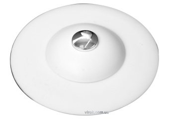 FALA Корок до ванни і раковин, силіконовий , Ø= 100 мм, білий  | 74781