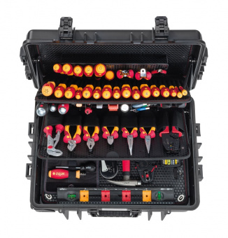 WIHA 42069 Набор инструментов для eлектриков XXL-2 в чемодане 115 шт.