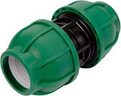 FLO Муфта до водяних пластикових труб 32 мм- 32 мм поліпропіленова, для тиску 1 MPa  | 88899