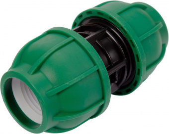 FLO Муфта до водяних пластикових труб 32 мм- 32 мм поліпропіленова, для тиску 1 MPa  | 88899