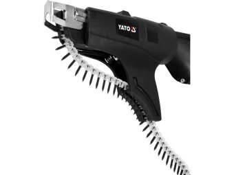 YATO Шурупокрут для шурупів до г/к плит мережевий YATO: 550 Вт, з обоймою для шуруп: Ø= 3,5мм, l= 22