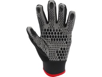 Рукавиці робочі з протиковзними надолониками YATO: штучна шкіра, поліуретан, спандекс, сил розмір 11